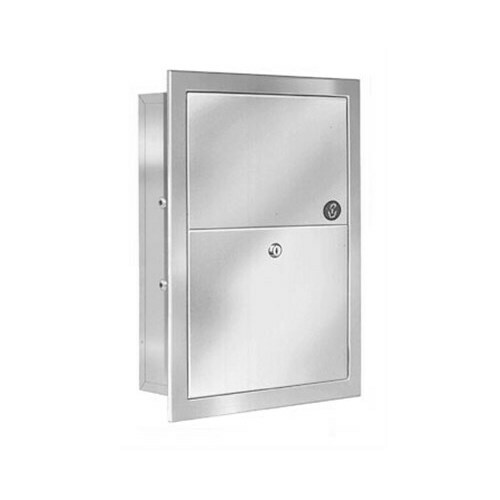 Bradley 4731-150000 Recessed 1.5 Gal Napkin Disposal